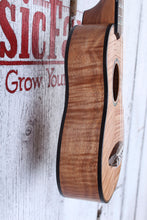 Load image into Gallery viewer, Luna UKE HTS EXM High Tide Exotic Mahogany Soprano Ukulele Natural with Gig Bag