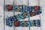 Henry Heller 2" Artist Series Sublimation Strap - Mandala Flower Design, Light Blue