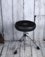 Roc N Soc Manual Spindle Drum Throne Adjustable Height Round Seat Black