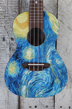 Load image into Gallery viewer, Luna Uke Starry Night Concert Ukulele Maple Top UKE STR C with Gig Bag