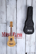 Load image into Gallery viewer, Luna Bamboo Soprano Ukulele Satin Natural Finish UKE BAMBOO S with Gig Bag