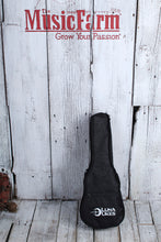 Load image into Gallery viewer, Luna Bamboo Soprano Ukulele Satin Natural Finish UKE BAMBOO S with Gig Bag