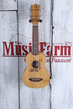 Load image into Gallery viewer, Luna Bamboo Soprano Ukulele Satin Natural Finish UKE BAMBOO S with Gig Bag
