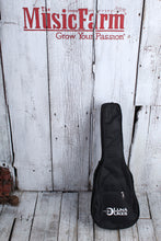 Load image into Gallery viewer, Luna Bamboo Concert Ukulele Walnut FB Satin Natural UKE BAMBOO C with Gig Bag