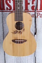Load image into Gallery viewer, Luna Bamboo Concert Ukulele Walnut FB Satin Natural UKE BAMBOO C with Gig Bag