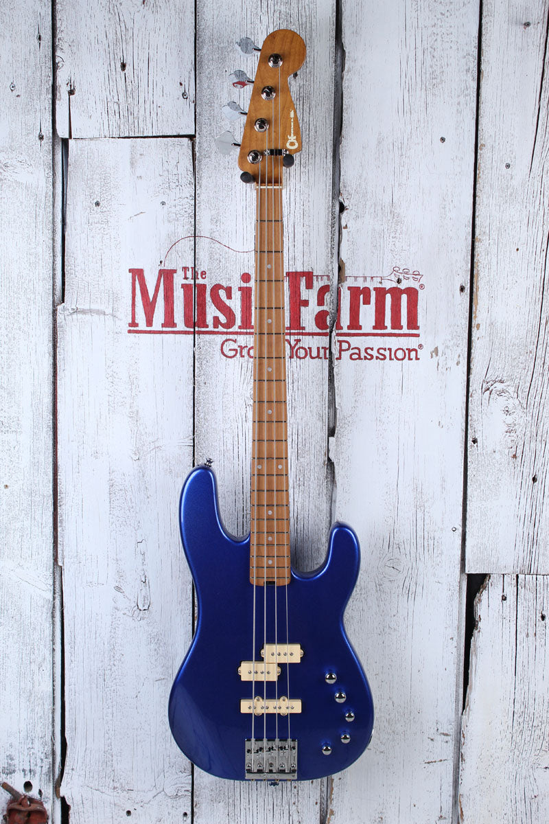 Charvel Pro-Mod San Dimas Bass PJ IV 4 String Electric Bass Guitar Mystic  Blue