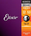 Elixir Nanoweb 80/20 Bronze Light Acoustic Guitar Strings - 12/53
