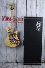 Load image into Gallery viewer, Sozo Z Series Z1LZRNA Electric Guitar Laser Etched Natural with Hardshell Case