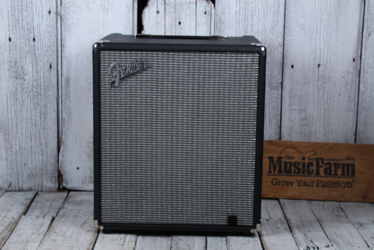 Fender Rumble 100 (V3) - Black/Silver Bass combo amp