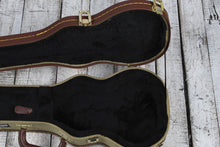 Load image into Gallery viewer, Stagg Concert Ukulele Hardshell Case Vintage Tweed with Gold Hardware GCX-UKC-GD