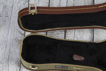 Load image into Gallery viewer, Stagg Concert Ukulele Hardshell Case Vintage Tweed with Gold Hardware GCX-UKC-GD