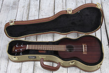 Load image into Gallery viewer, Stagg Concert Ukulele Hardshell Case Vintage Tweed with Gold Hardware GCX-UKC-GD
