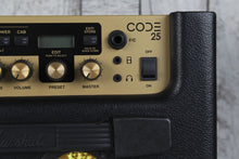 Load image into Gallery viewer, Marshall CODE 25 Electric Guitar Modeling Amplifier 25 Watt Bluetooth Combo Amp