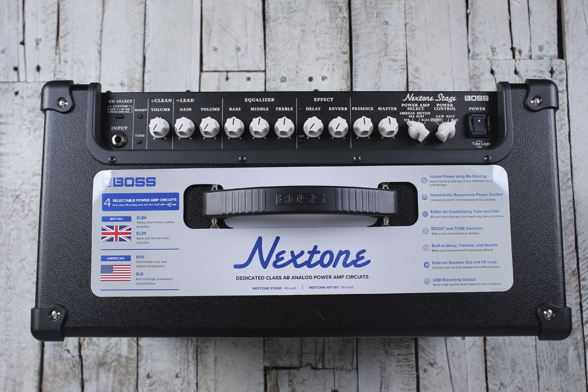 Boss Nextone Stage Electric Guitar Amplifier 40 Watt 1 x 12 Amp