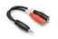 Hosa Technology YMM-261 Stereo Breakout 3.5 mm TRS to Dual 3.5 mm TSF