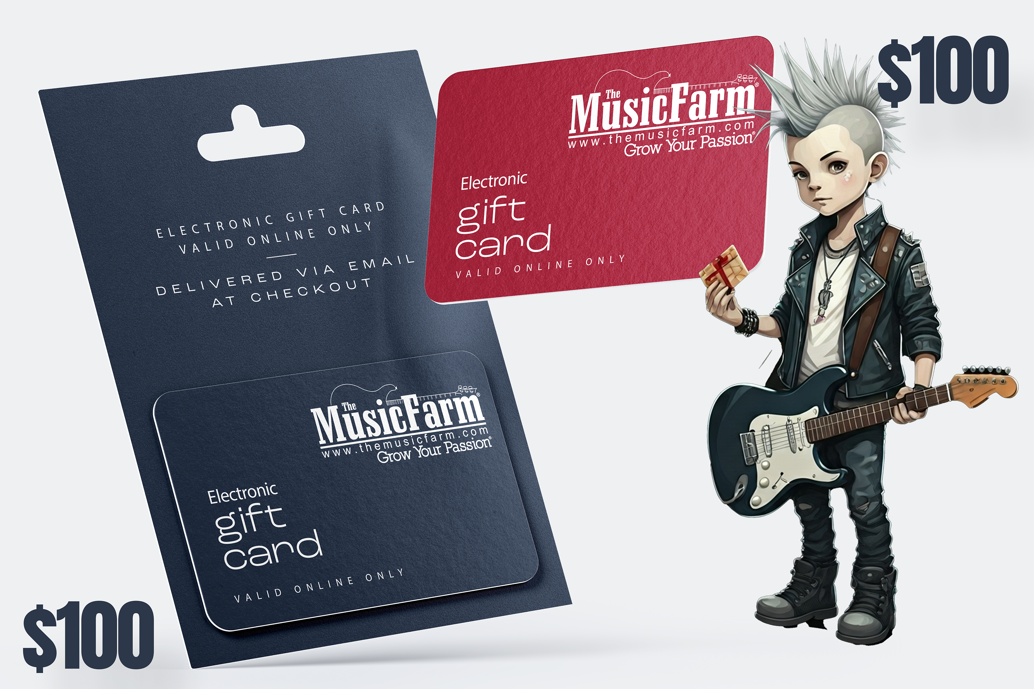 The Music Farm Gift Card - $25 to $500