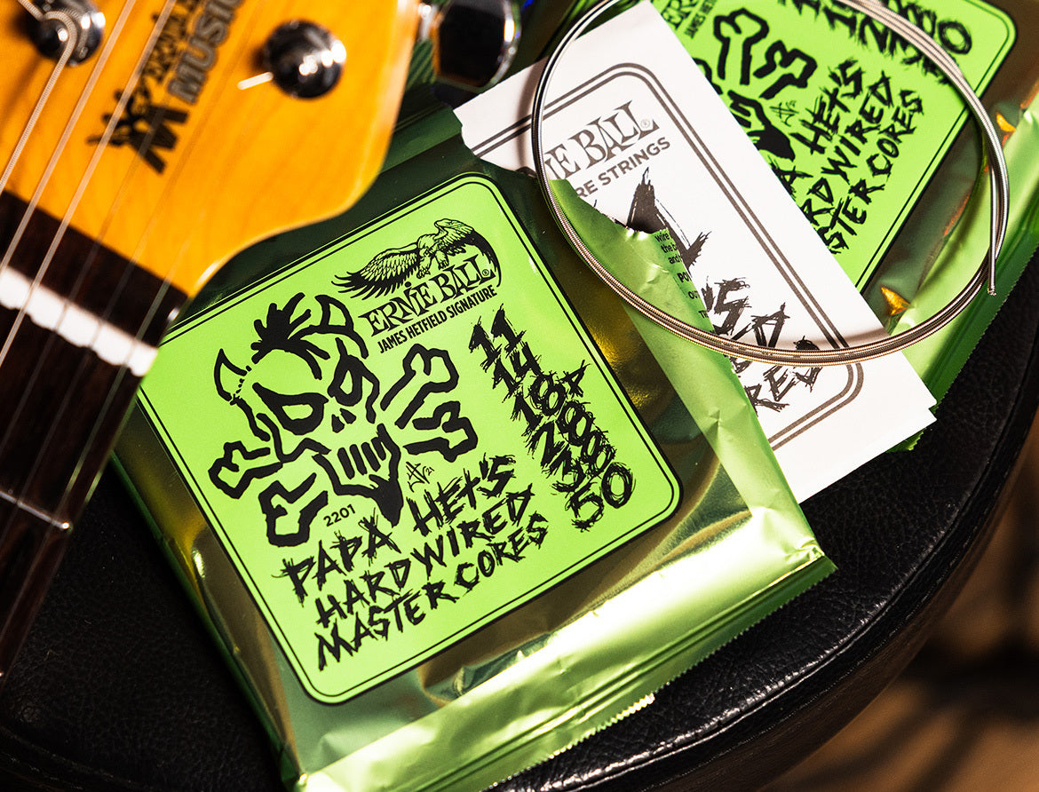 Ernie Ball Papa Hets Hardwired Master Core Series Electric Guitar Strings 11-50