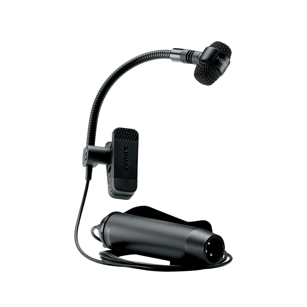 Shure PGA98H-XLR Cardioid Condenser Instrument Clip Microphone XLR