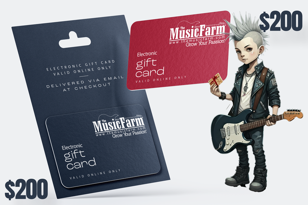 The Music Farm Gift Card - $25 to $500