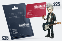Load image into Gallery viewer, The Music Farm Gift Card - $25 to $500
