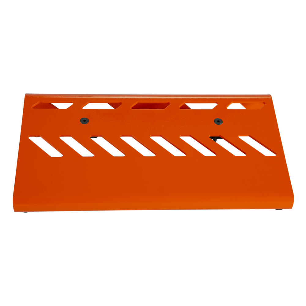 Gator GPB-LAK-OR Orange Aluminum Guitar Effects Pedal Board Small with Carry Bag
