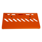 Gator GPB-LAK-OR Orange Aluminum Guitar Effects Pedal Board Small with Carry Bag