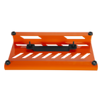 Gator GPB-LAK-OR Orange Aluminum Guitar Effects Pedal Board Small with Carry Bag