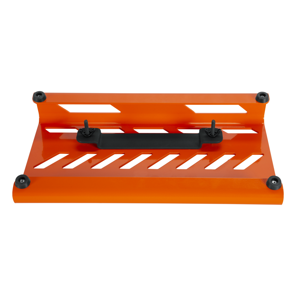 Gator GPB-LAK-OR Orange Aluminum Guitar Effects Pedal Board Small with Carry Bag