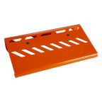 Gator GPB-LAK-OR Orange Aluminum Guitar Effects Pedal Board Small with Carry Bag