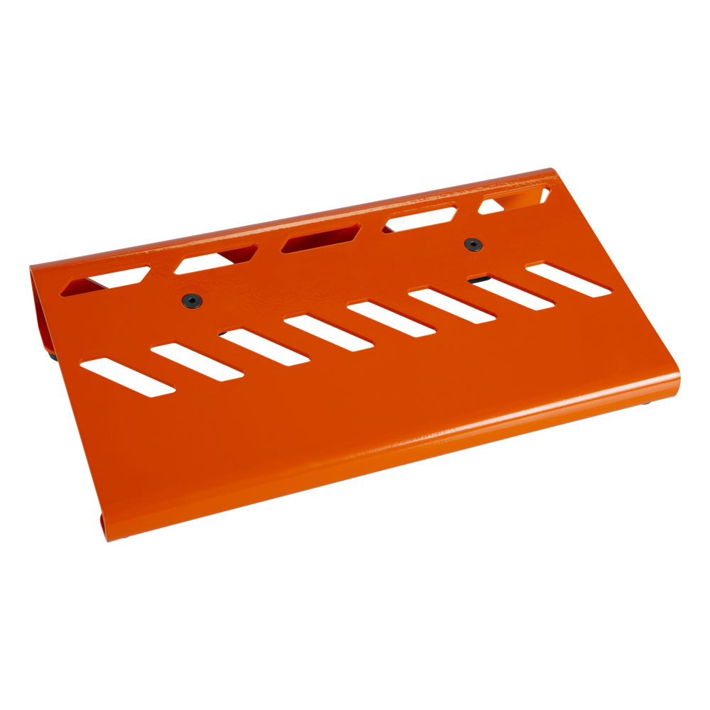 Gator GPB-LAK-OR Orange Aluminum Guitar Effects Pedal Board Small with Carry Bag
