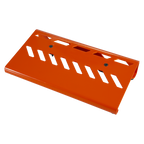 Gator GPB-LAK-OR Orange Aluminum Guitar Effects Pedal Board Small with Carry Bag