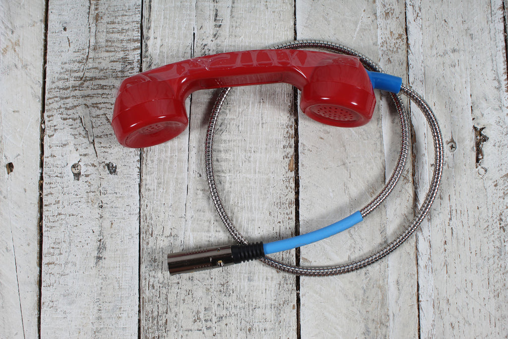 Trash Talk Audio TT-RED-XLR Payphone Microphone Standard Dynamic Mic Red