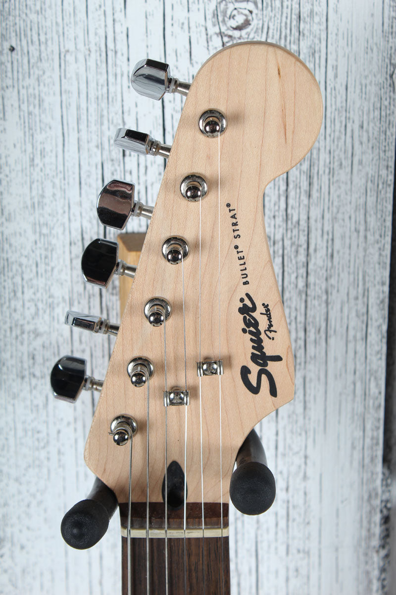 Fender Squier Bullet Stratocaster HT HSS Solid Body Electric Guitar Black Gloss