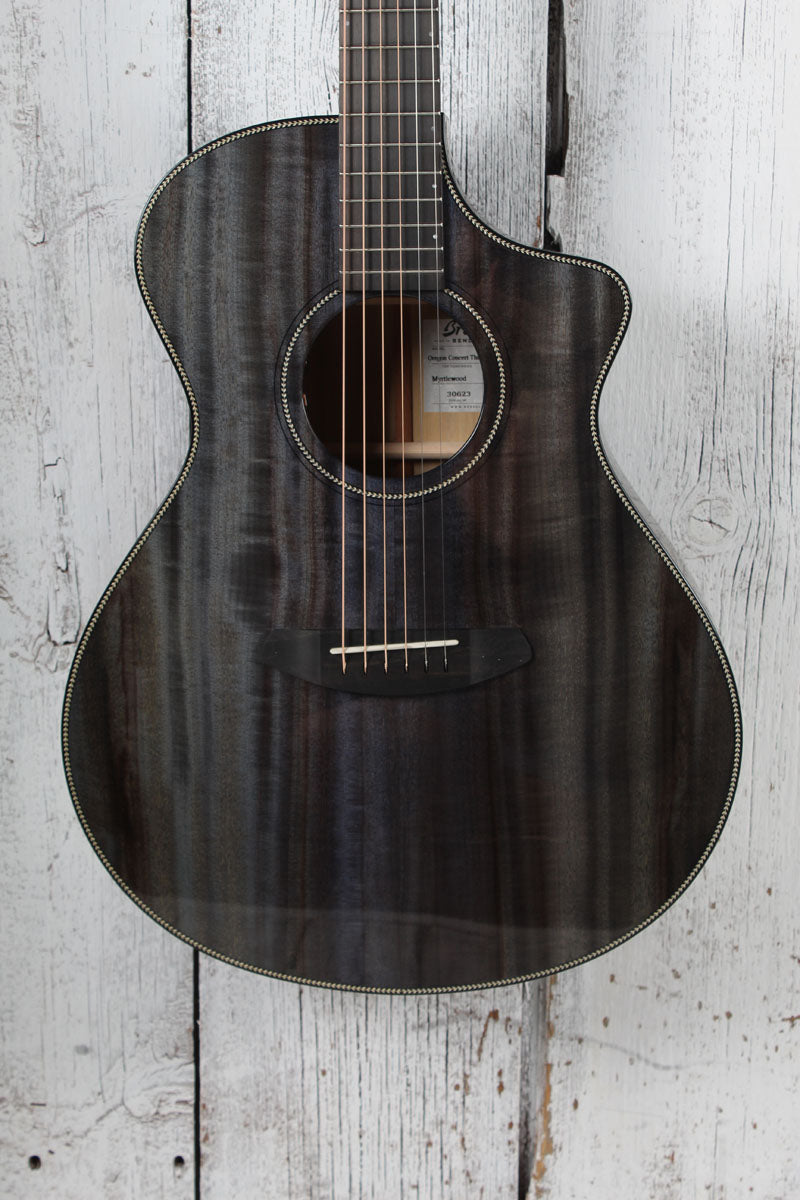 Breedlove Oregon Concert Thinline Stormy Night Acoustic Electric Guitar w Case