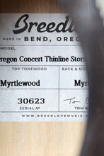 Load image into Gallery viewer, Breedlove Oregon Concert Thinline Stormy Night Acoustic Electric Guitar w Case