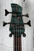 Yamaha TRBX604FM 4 String Electric Bass Guitar Flame Maple Top Indigo Blue