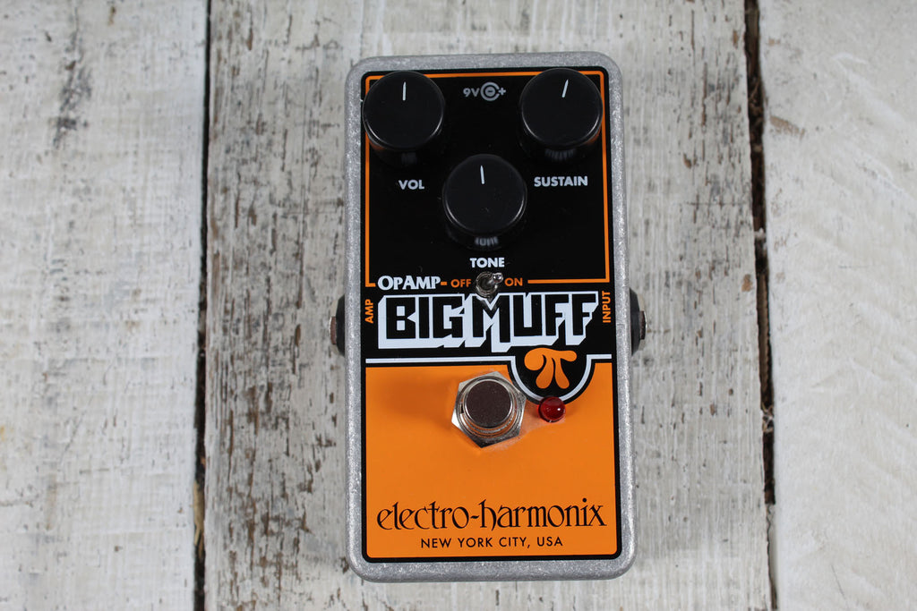 Electro Harmonix Op Amp Big Muff Pi Fuzz Pedal Electric Guitar Effects Pedal
