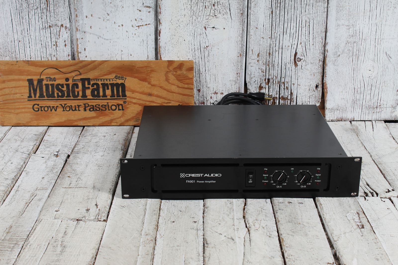 Crest Audio Vintage FA901 Power Amplifier 2 Channel Professional Power Amp Secondary image