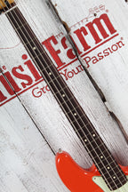Fender Player II Jazz Bass 4 String Electric Bass Guitar Rallye Orange Finish