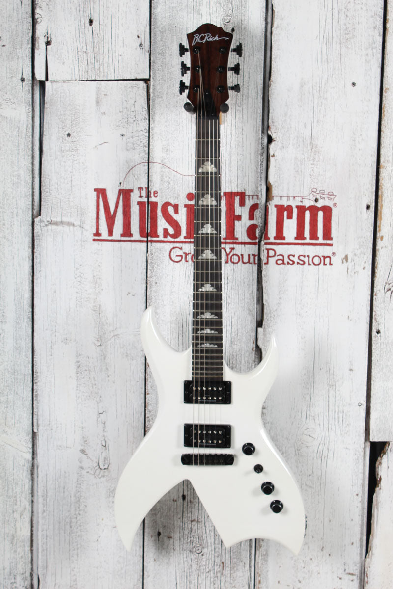 BC Rich Rich "B" Legacy with Tone-Pros Solid Body Electric Guitar Glitter White