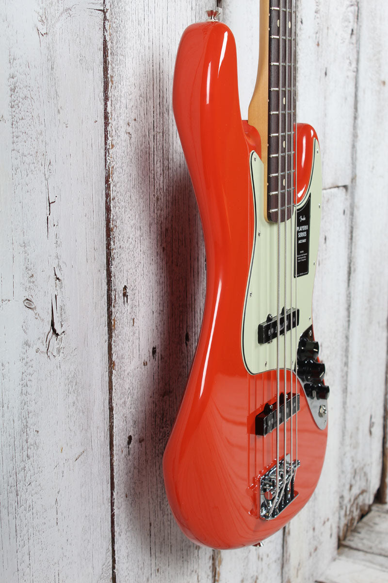 Fender Player II Jazz Bass 4 String Electric Bass Guitar Rallye Orange Finish