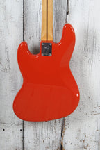 Fender Player II Jazz Bass 4 String Electric Bass Guitar Rallye Orange Finish