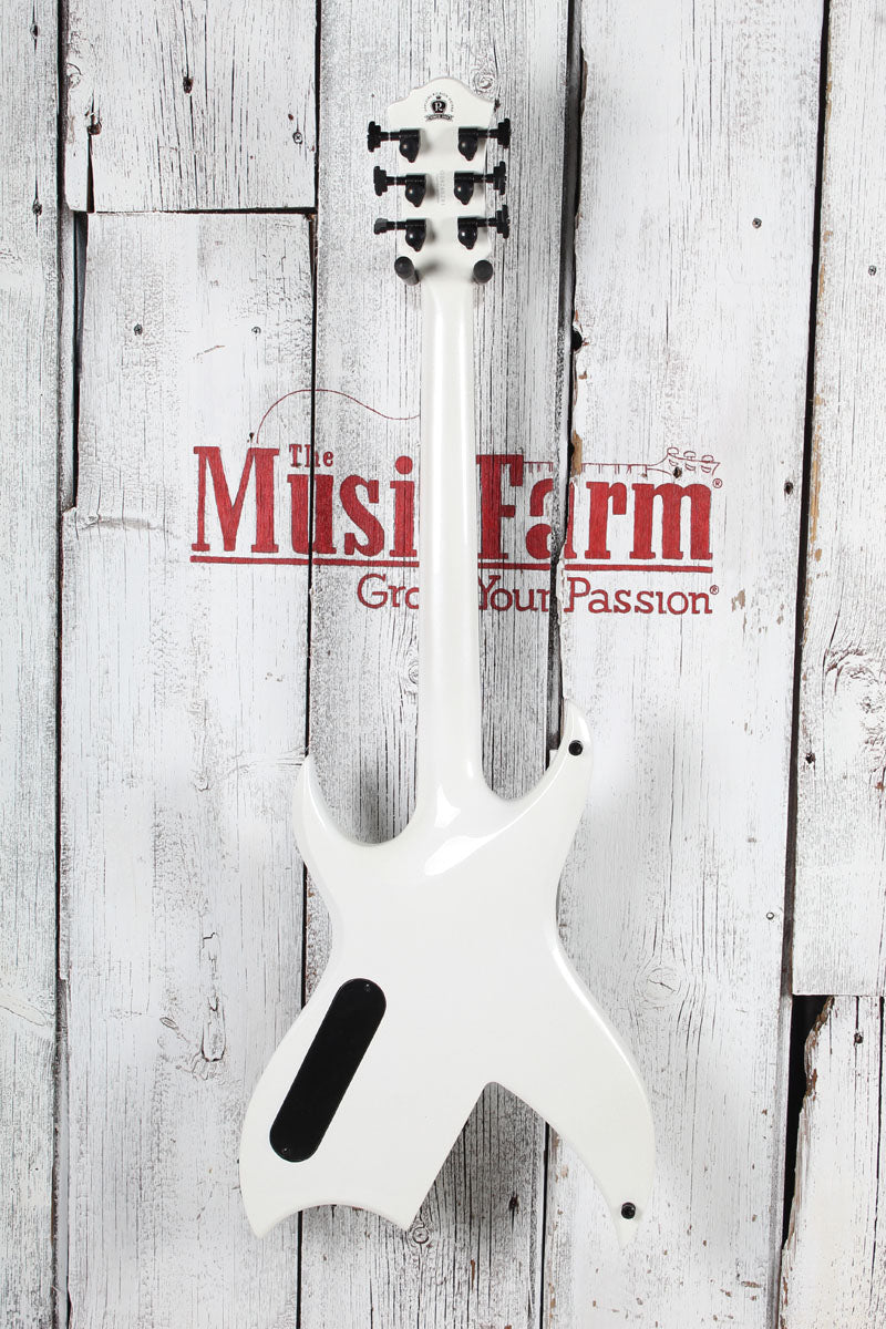 BC Rich Rich "B" Legacy with Tone-Pros Solid Body Electric Guitar Glitter White