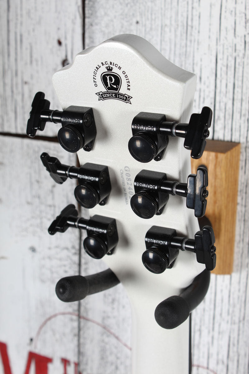 BC Rich Rich "B" Legacy with Tone-Pros Solid Body Electric Guitar Glitter White