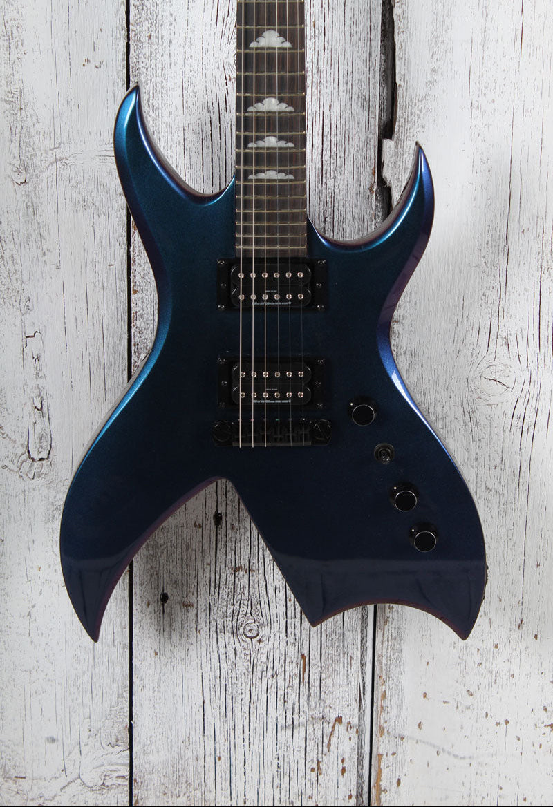 BC Rich Rich "B" Legacy with Tone-Pros Solid Body Electric Guitar Ultraviolet