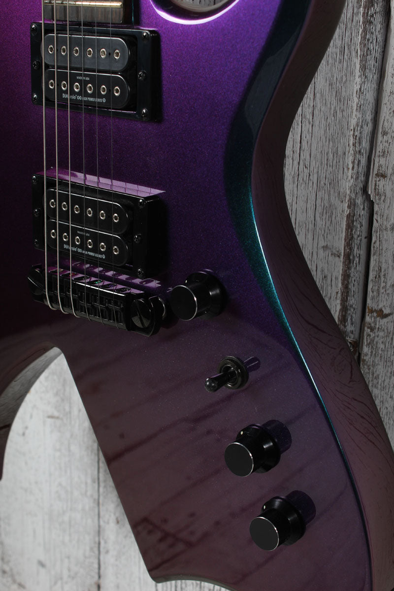 BC Rich Rich "B" Legacy with Tone-Pros Solid Body Electric Guitar Ultraviolet