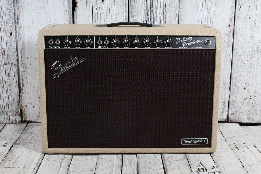 Fender 2022 Tone Master Deluxe Reverb Blonde Electric Guitar Combo Amplifier