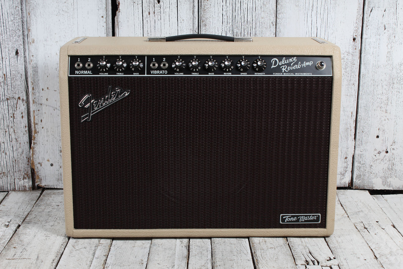 Fender 2022 Tone Master Deluxe Reverb Blonde Electric Guitar Combo Amplifier