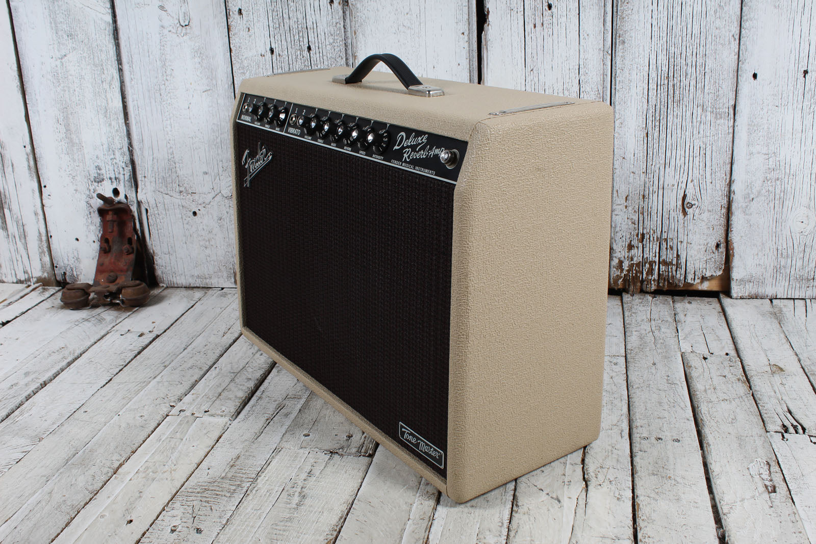 Fender 2022 Tone Master Deluxe Reverb Blonde Electric Guitar Combo Amplifier