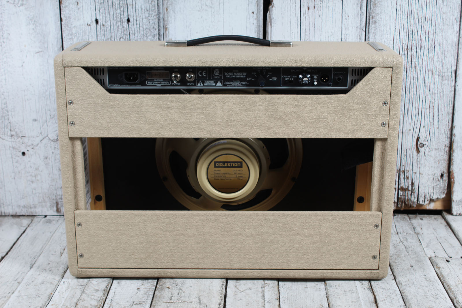 Fender 2022 Tone Master Deluxe Reverb Blonde Electric Guitar Combo Amplifier